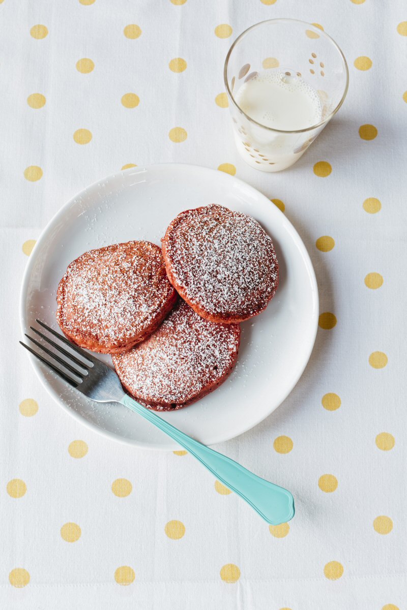 Red Velvet Pancakes